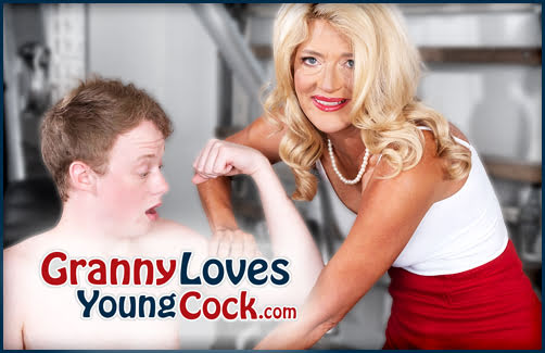 Granny Loves Young Cock