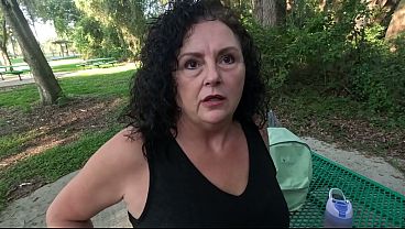 Lady in the Park Gets Stranger Cock