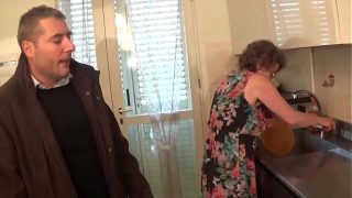 Horny Granny Enjoys with y. Man