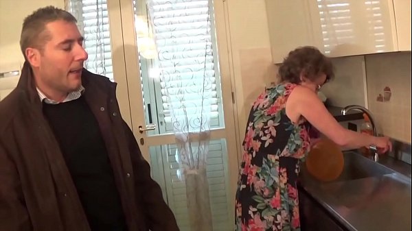 Horny Granny Enjoys with y. Man
